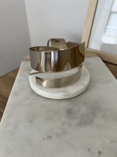 Brazalete Milano plateado
