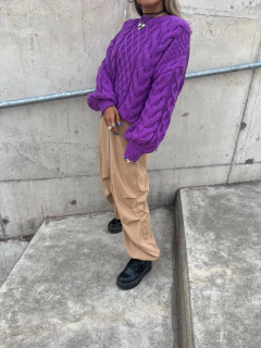 Sweater Justina violeta
