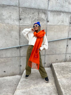Bufanda Isabella naranja - tienda online