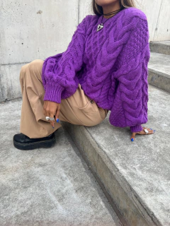 Sweater Justina violeta