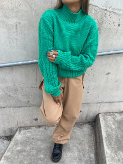 Sweater Magnolia verde - comprar online