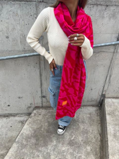 Bufanda Amelie fucsia - tienda online