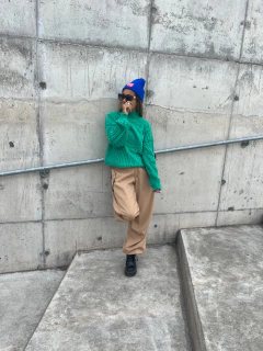 Sweater Magnolia verde - Amatai