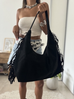 Imagen de Cartera Boho negra