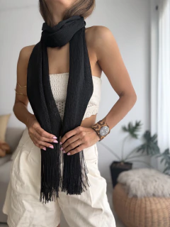 Pañuelo lurex negro