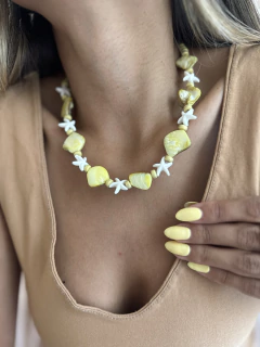 Collar Aqualuz amarillo - Amatai