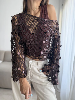 Sweater Mallorca chocolate - tienda online