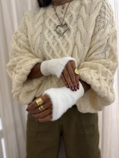Mitones Rebeca off white - Amatai