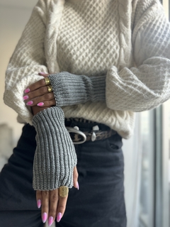 Mitones Clara gris