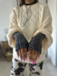 Mitones Alegría gris oscuro - comprar online