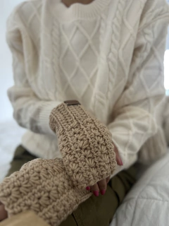 Imagen de Mitones Nicki beige