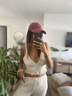 Gorra Loli bordo - tienda online