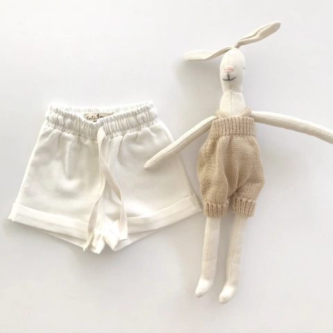 Short lino off white