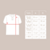 Remera Blanca m/c botones en internet