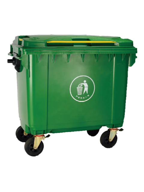 CONTENEDOR DE BASURA 660 LTS CON RUEDAS - comprar online