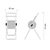DISPENSER PORTA TOALLA BOBINA DE PIE - comprar online