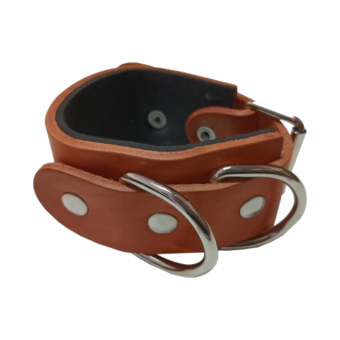 tobillera de cuero natural para polea