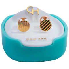 Abridor de oro 18kmodelo facetado Ch 119