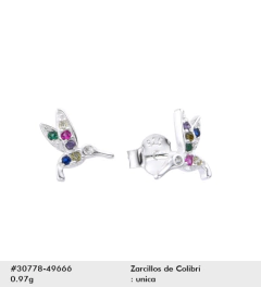 AROS COLIBRI DE PLATA 925 - comprar online