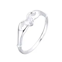 ANILLO DE PLATA 925 MANO CORAZON CON CUBIC