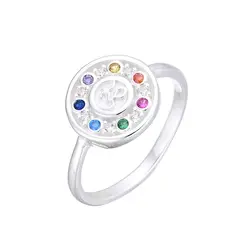 ANILLO DE PLATA 925 7 CHAKRAS
