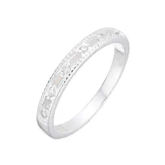 ANILLO DE PLATA 925 CON CUBIC MEDIO SIN FIN
