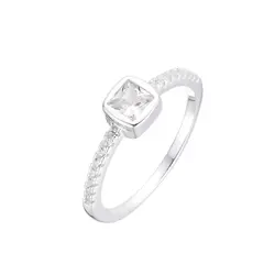 ANILLO DE PLATA 925 CUADRADO CUBIC