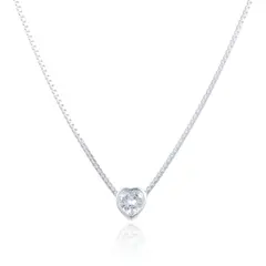 Choker de Corazón 4mm en Plata 925