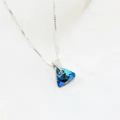 DIJE TRIANGULO 8MM EN PLATA - tienda online