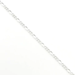 CADENA FIGARO 045 EN PLATA 925 8559 de 45 cm