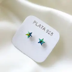 AROS SW CHISPAS ESTRELLAS 5MM EN PLATA