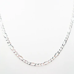 CADENA FIGARO 3X1 EN PLATA 925 - comprar online