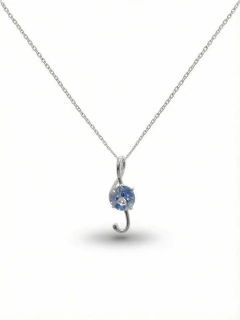 GARGANTILLA DE PLATA Y CUBIC MUSICAL - comprar online