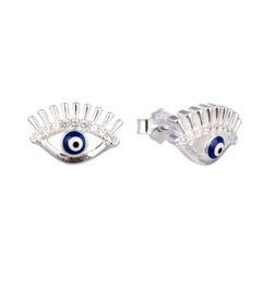 Aro de plata 925 y cubic De Ojo Turco