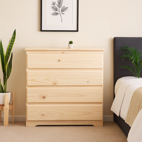 Cómoda Clasica 4 Cajones REFORZADO - comprar online