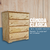Cómoda Clasica 4 Cajones REFORZADO - La Calandria Muebles