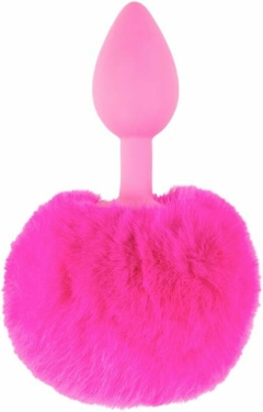 PLUG ANAL COLA DE CONEJA NEON BUNNY TAIL PINK en internet