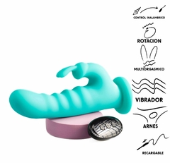 ROTAORGASMIC VIBRADOR CON CONTROL BLUE LAGOON 360
