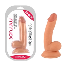 DILDO REALISTA CURVADO MR RUDE 16.5 CM FLEXIBLE - comprar en línea