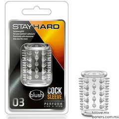 FUNDA TEXTURIZADA COCK SLEEVE # 3 PARA EL PENE