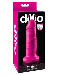 DILDO CON VENTOSA, GRUESO, DILLIO CHUB 6"