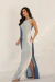 Vestido Mendonza Estampado Azul - loja online