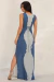 Imagem do Vestido Mendonza Estampado Azul