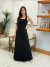 Vestido Decote Quadrado Costas Preto - comprar online