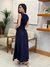 Vestido Longuete Mendonza Azul marinho - MUNDALUA