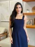 Vestido Olivia Azul Marinho - MUNDALUA