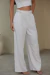 Calça Pantalona Madalena Off White - comprar online