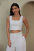 Cropped Madalena Off White na internet
