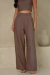 Calça Pantalona Madalena Marrom - MUNDALUA