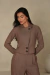 Casaco Linho Zaion Marrom - comprar online
